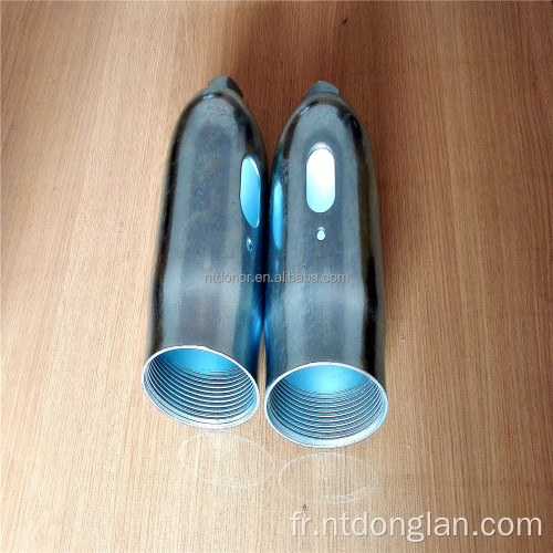 Cylindre à gaz en acier sans couture ou bouchon de cylindre d&#39;oxygène